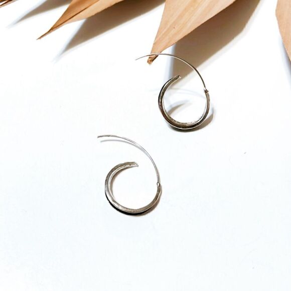 Silver threader earrings S295 - Picture 1 of 2